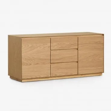Aparador Prostokątny 140x45 Cm Z Mdf Burundi Roble - Sklum