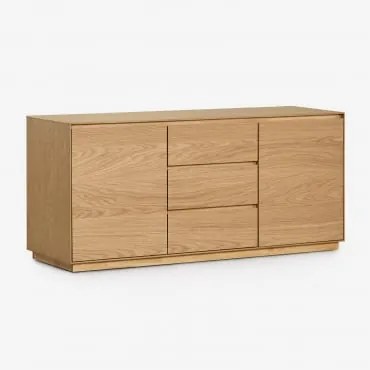 Komoda Prostokątna 140x45 Cm Z Płyty Mdf Burundi Roble - Sklum