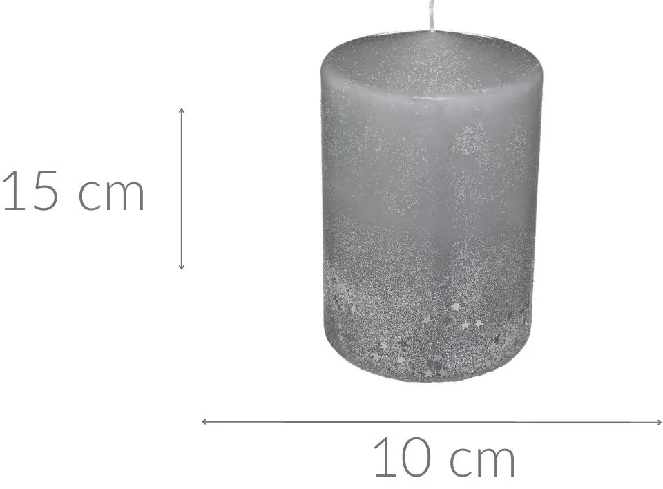 Świeczka ozdobna z gradientem, 90 g