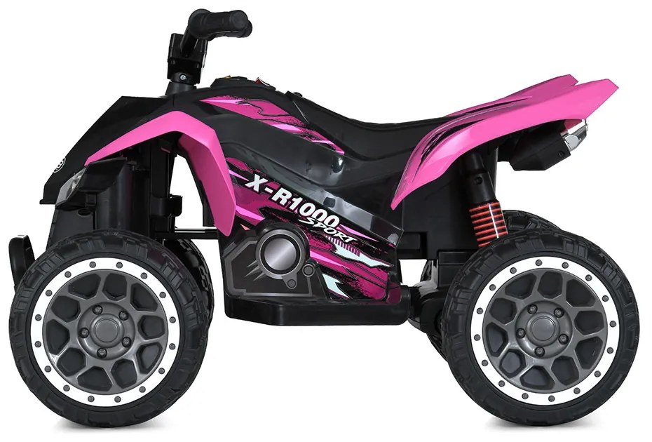Elektryczny quad dla dzieci, 12V, różowy
