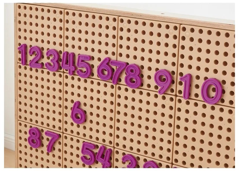 Masterkidz zestaw cyferek i znaków do nauki liczenia i matematyki do paneli ściennych stem 82 el.
