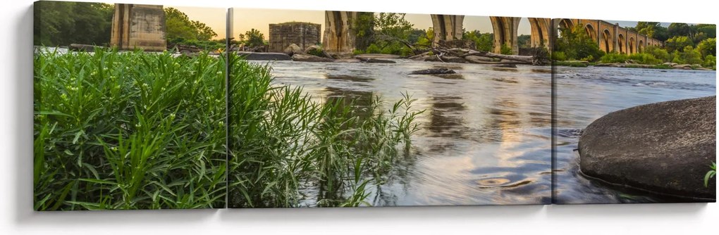 Obraz - Most kolejowy w Richmond (170x50 cm)