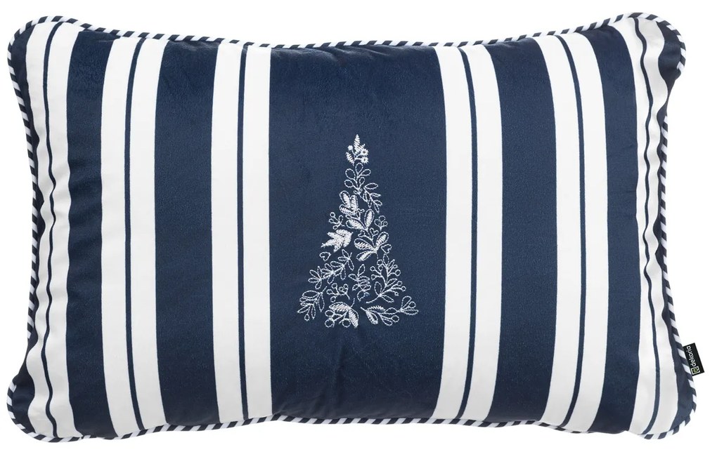 Poszewka na poduszkę Blue & White Noel 60x40 cm