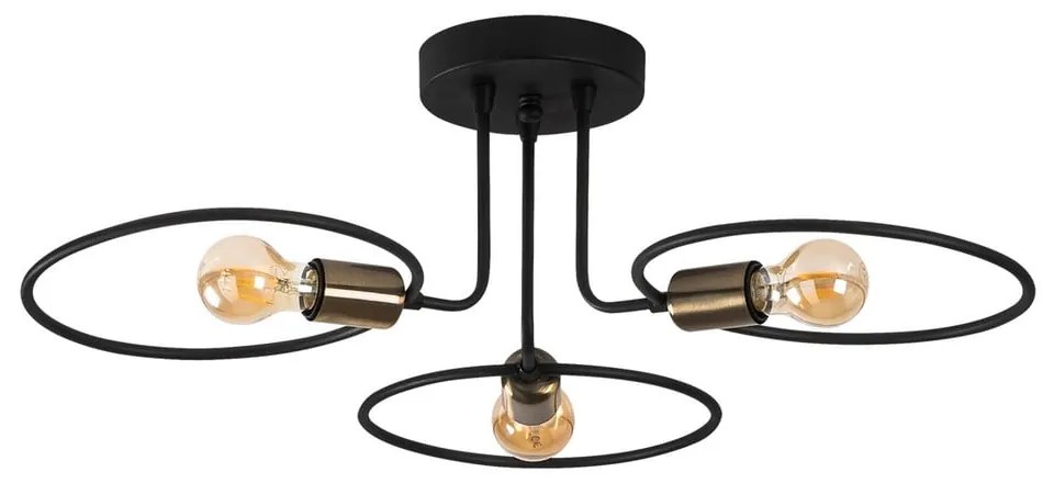 Czarna lampa sufitowa Circle – Opviq lights