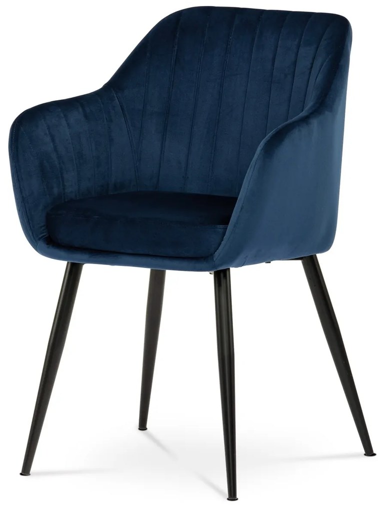 Zestaw krzeseł do jadalni PIKA BLUE4, 2 szt.