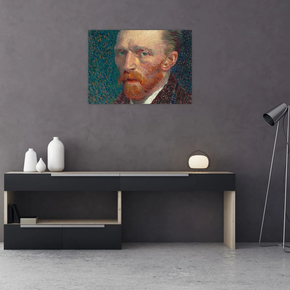 Obraz -  Vincent van Gogh, Self-Portrait, reprodukcje (70x50 cm)