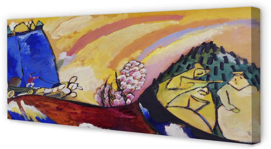 Duży obraz na płótnie Painting with Troika - Wassily Kandinsky