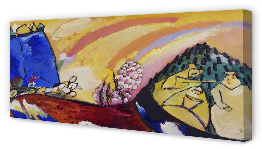 Obraz na płótnie Painting with Troika - Wassily Kandinsky