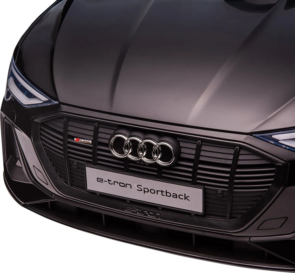 Elektryczny samochód dziecięcy HOMCOM Audi 3–8 km/h czarny