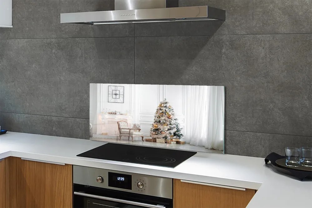 Szklany Panel Tradycyjne Dekoracje Choinkowe