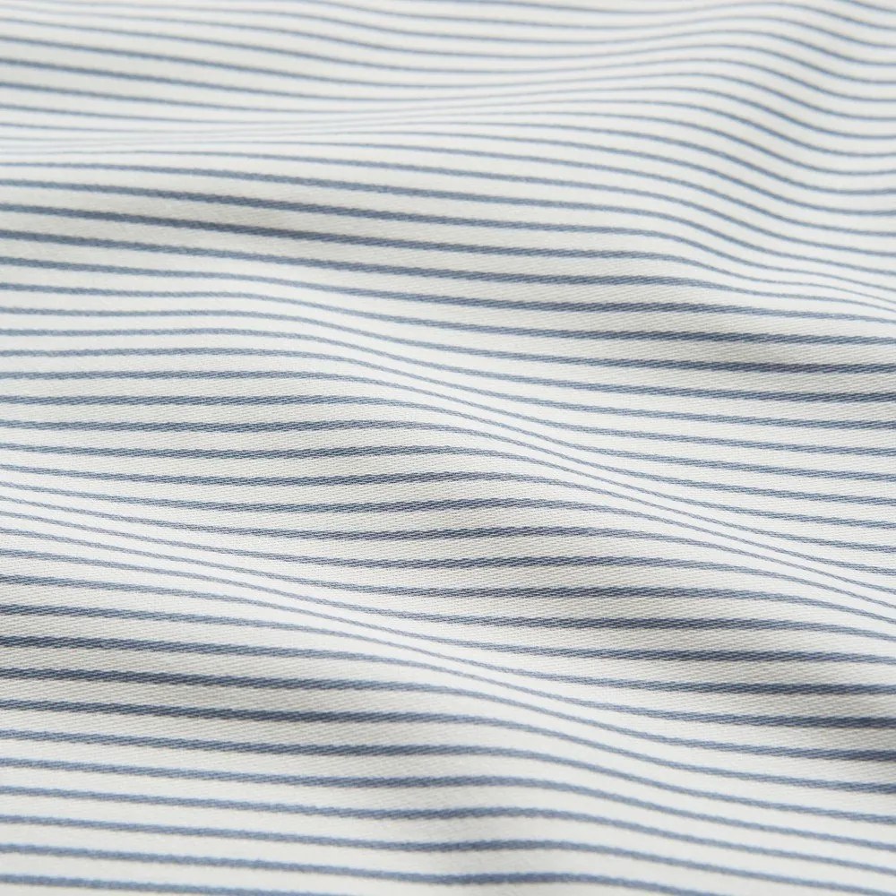 Jasnoniebieska pościel dziecięca jednoosobowa z bawełny organicznej 140x200 cm Classic Stripes Blue – Cam Cam Copenhagen