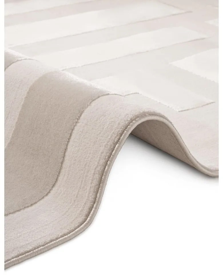 Szaro-kremowy dywan 200x280 cm Perles Onyx – Elle Decoration