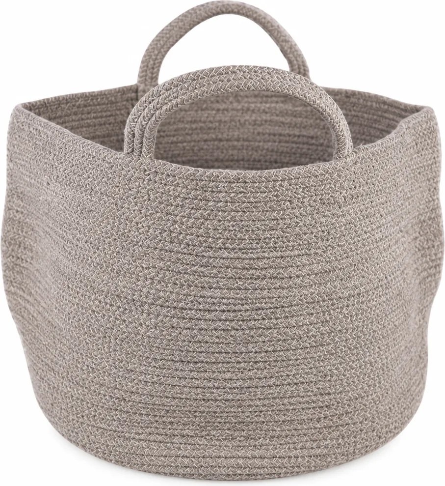 Kosz do przechowywania z uchwytami COTTON HAVEN 35x35 cm - więcej kolorów Kolor: Zielony