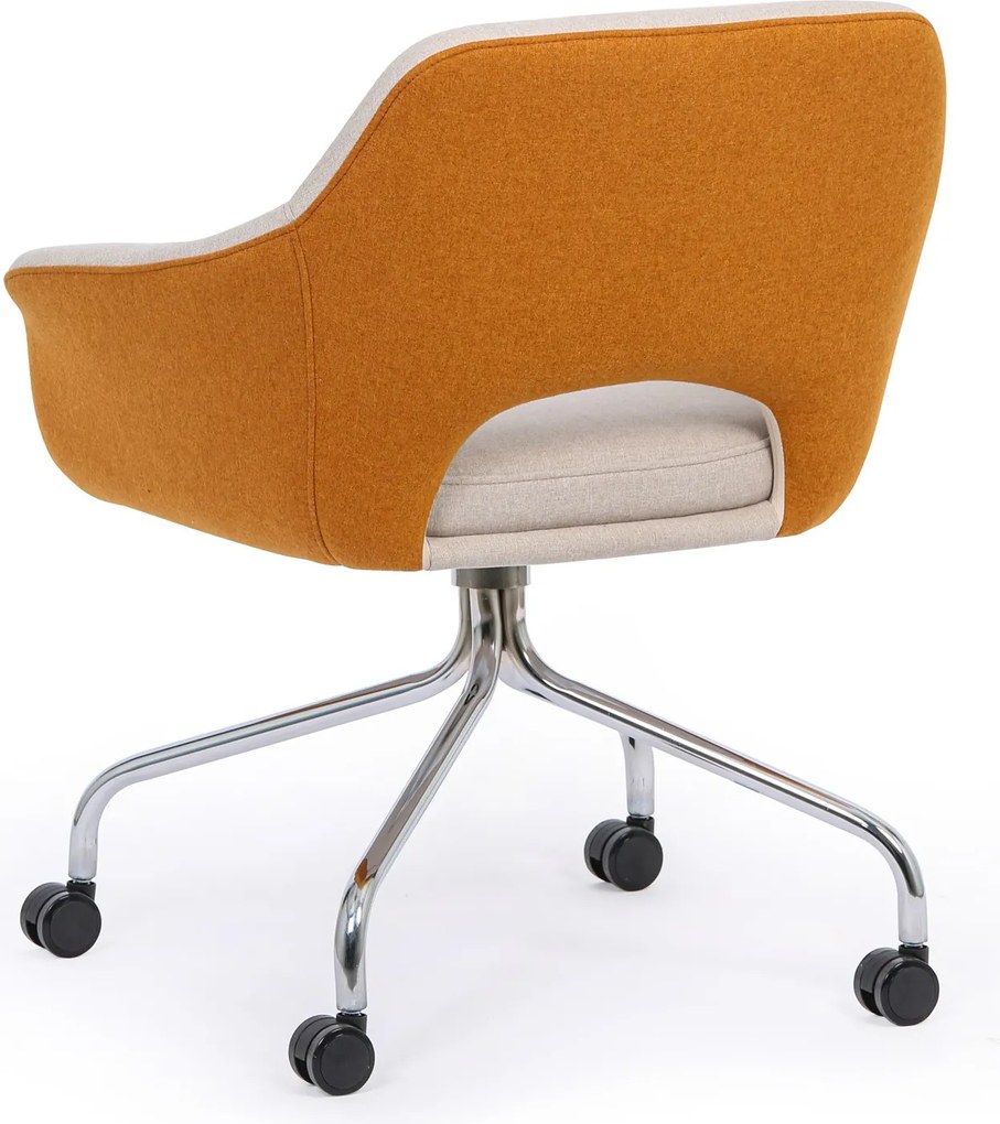 Krzesła konferencyjne VISTA, beżowy/brązowy