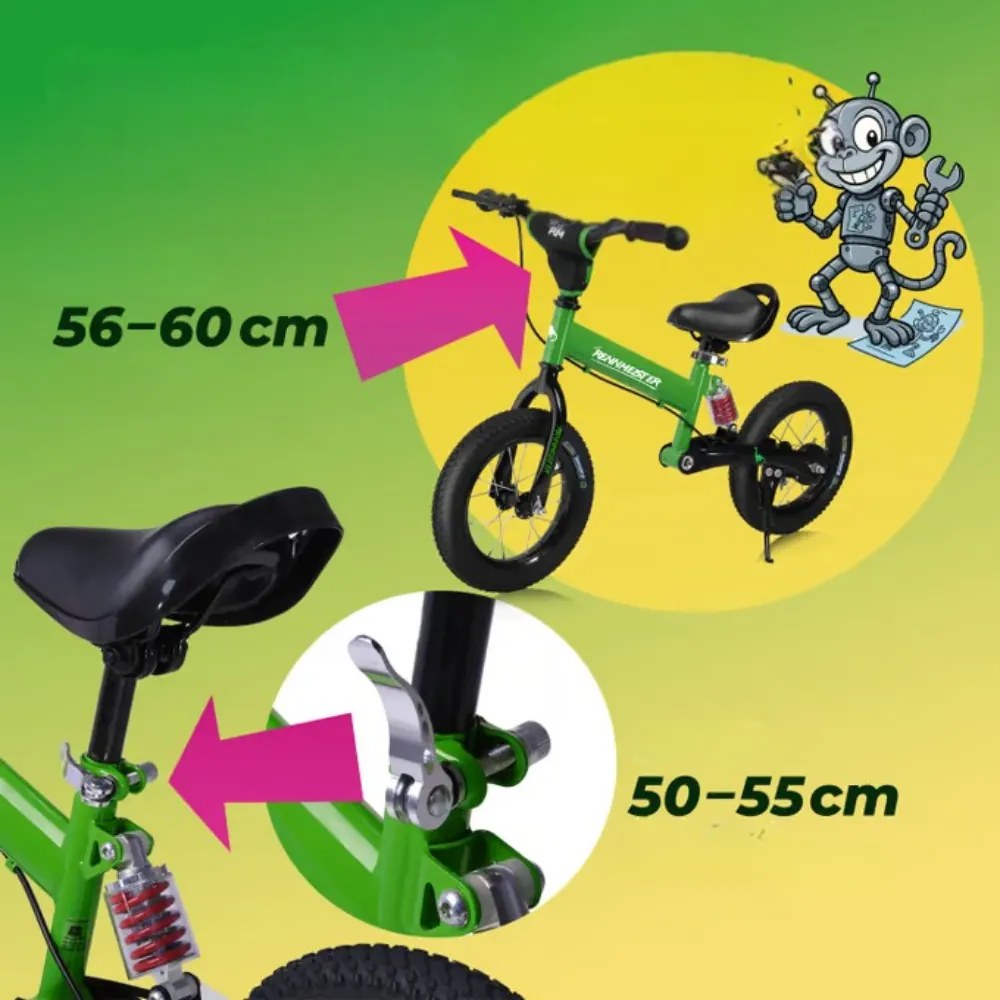 Rennmeister Rowerek biegowy QUIDO, od 3 lat, zielona