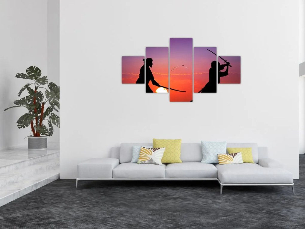 Obraz - Samuraj (125x70 cm)