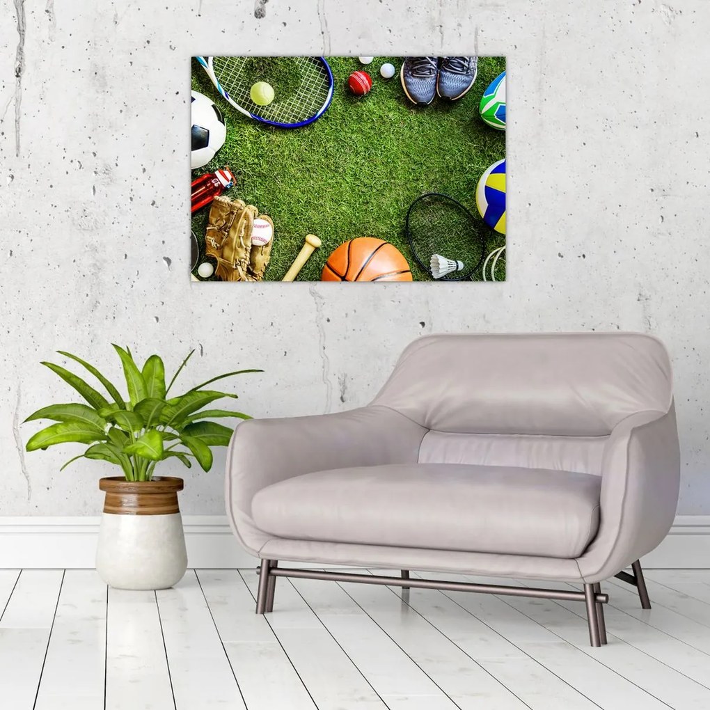Obraz na szkle - Sport (70x50 cm)