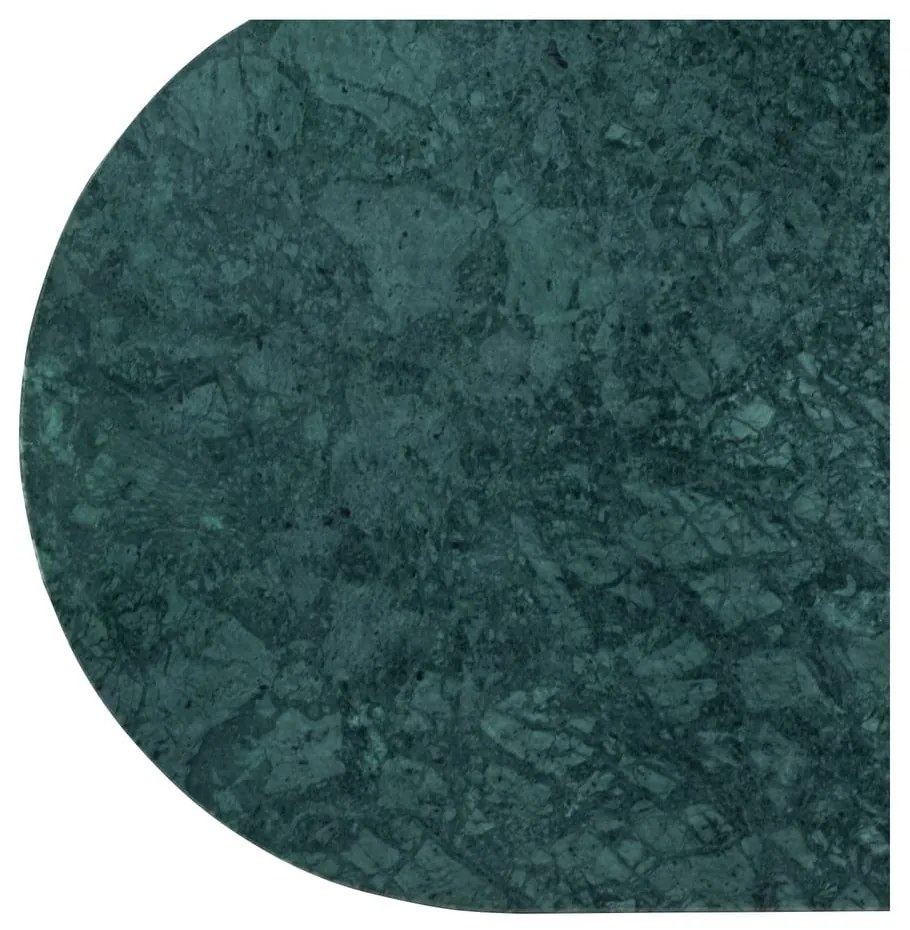 Ciemnozielony marmurowy stolik 34x58 cm Nusa – Hübsch
