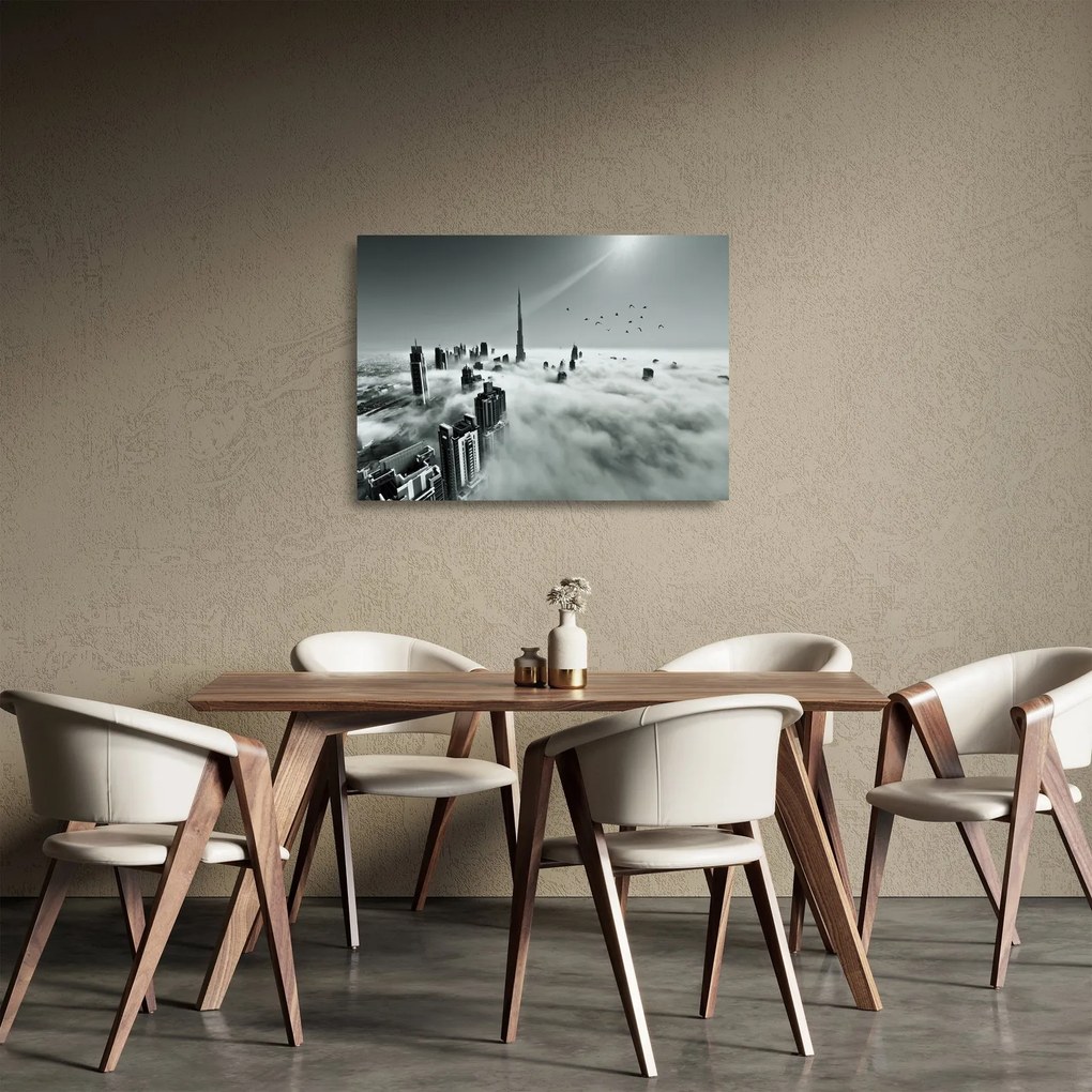 Obraz na szkle - Wieżowce w Dubaju (70x50 cm)