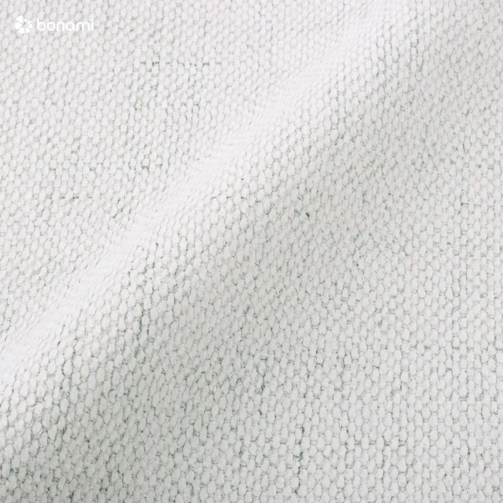 Kremowe tapicerowane łóżko dwuosobowe ze schowkiem i stelażem 200x200 cm Lupine – Micadoni