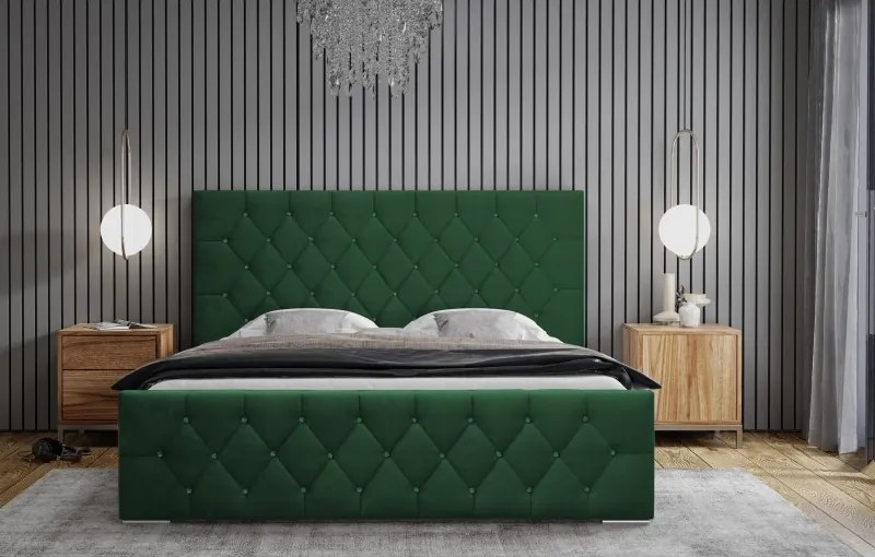 Łóżko Mona I 180 w tkaninie Magic Velvet 2225