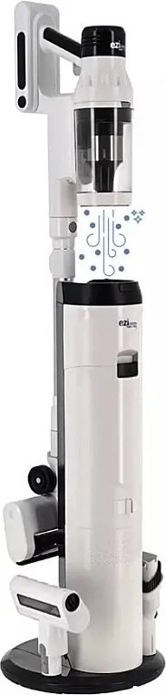 Odkurzacz bezprzewodowy EZIclean® Cyclomax R22 - Automatyczne Opróżnianie, Mocny, Autonomia 52 min, Filtracja HEPA, Ekran Dotykowy