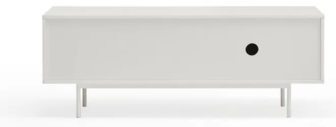 Biało-naturalna szafka pod TV w dekorze dębu 140x52 cm Sierra – Teulat