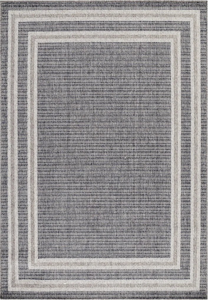 Dywan płaskotkany Aruba szary 240 cm x 340