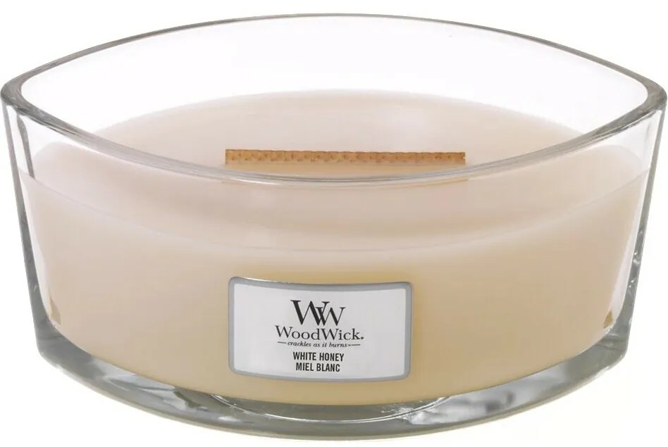 WoodWick Świeca zapachowa White Honey, 453 g