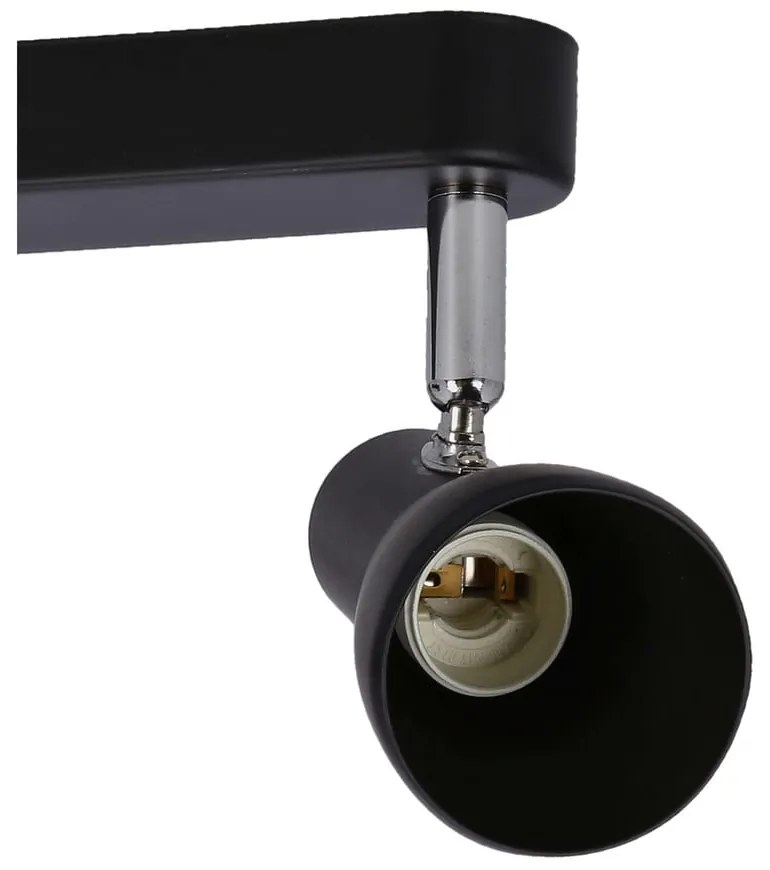 Lampa sufitowa w kolorze matowej czerni z metalowym kloszem 36x6 cm Picardo – Candellux Lighting