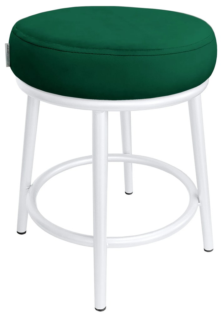 Taboret Ben noga metalowa biała MG25