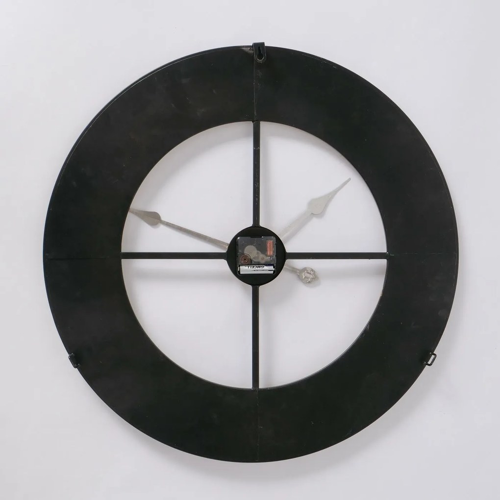Zegar czarny loft COLORADO, Ø 60 cm
