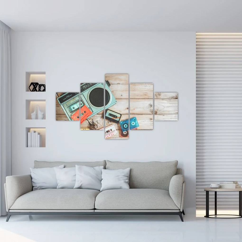 Obraz - Radio retro (125x70 cm)