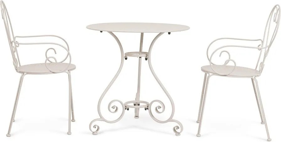 Stalowy okrągły stolik ogrodowy ø 70 cm Etienne – Bizzotto