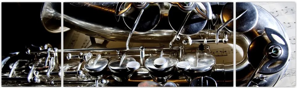 Obraz - Saksofon (170x50 cm)
