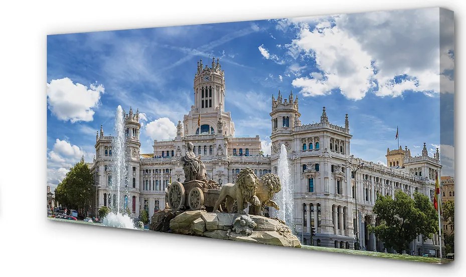 Fotoobraz na płótnie Królewska Fontanna w Madrycie