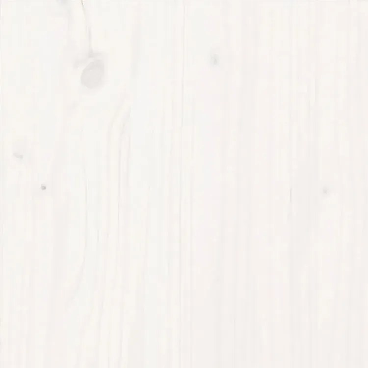 Białe pojedyncze łóżko drewniane 90x200 N2-N20