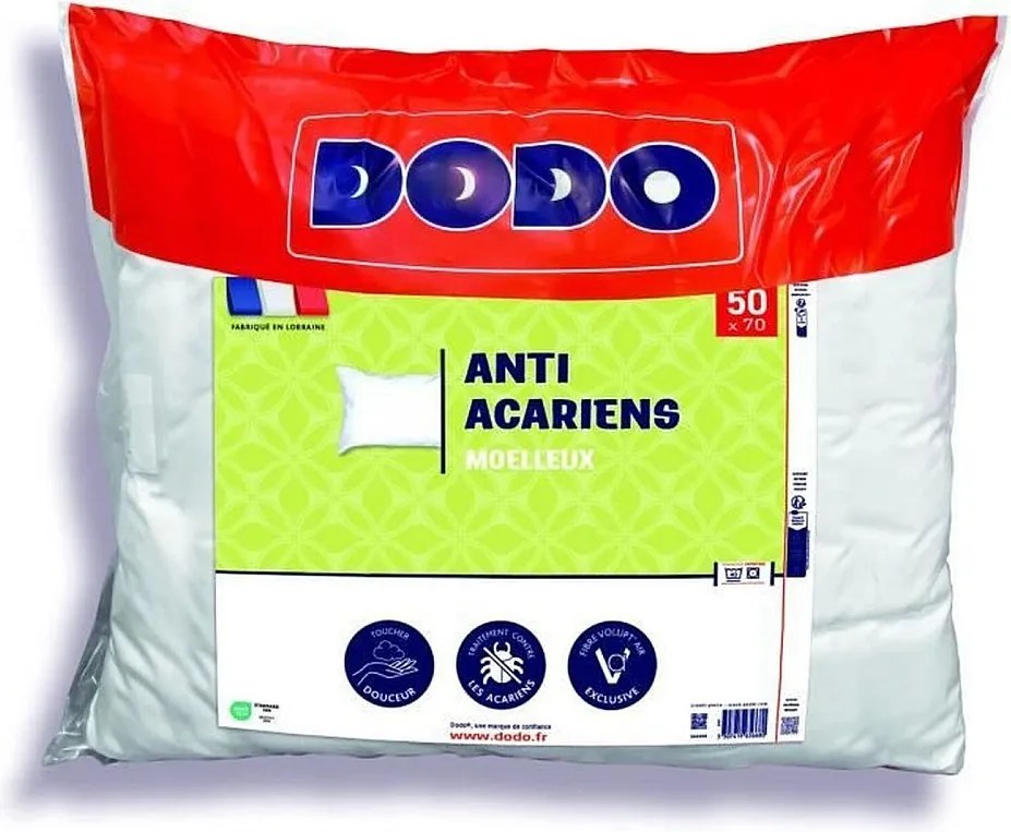 Poduszka przeciwpieprzowa 50 x 70 cm z poliestru zabezpieczonego przed roztoczami