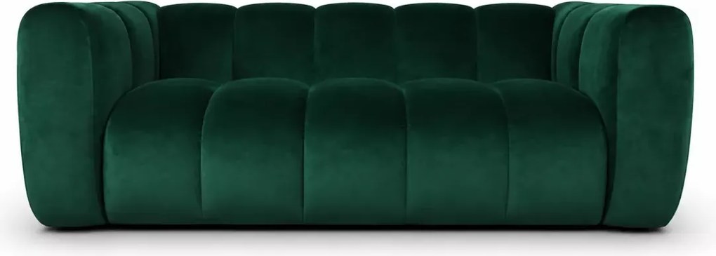 Sofa dwuosobowa Amandine - kanapa 197 cm do salonu z przeszyciami