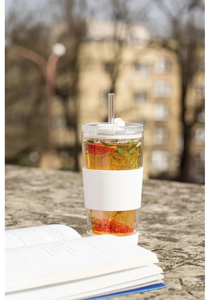 Biały kubek termiczny 600 ml Fuori – Vialli Design