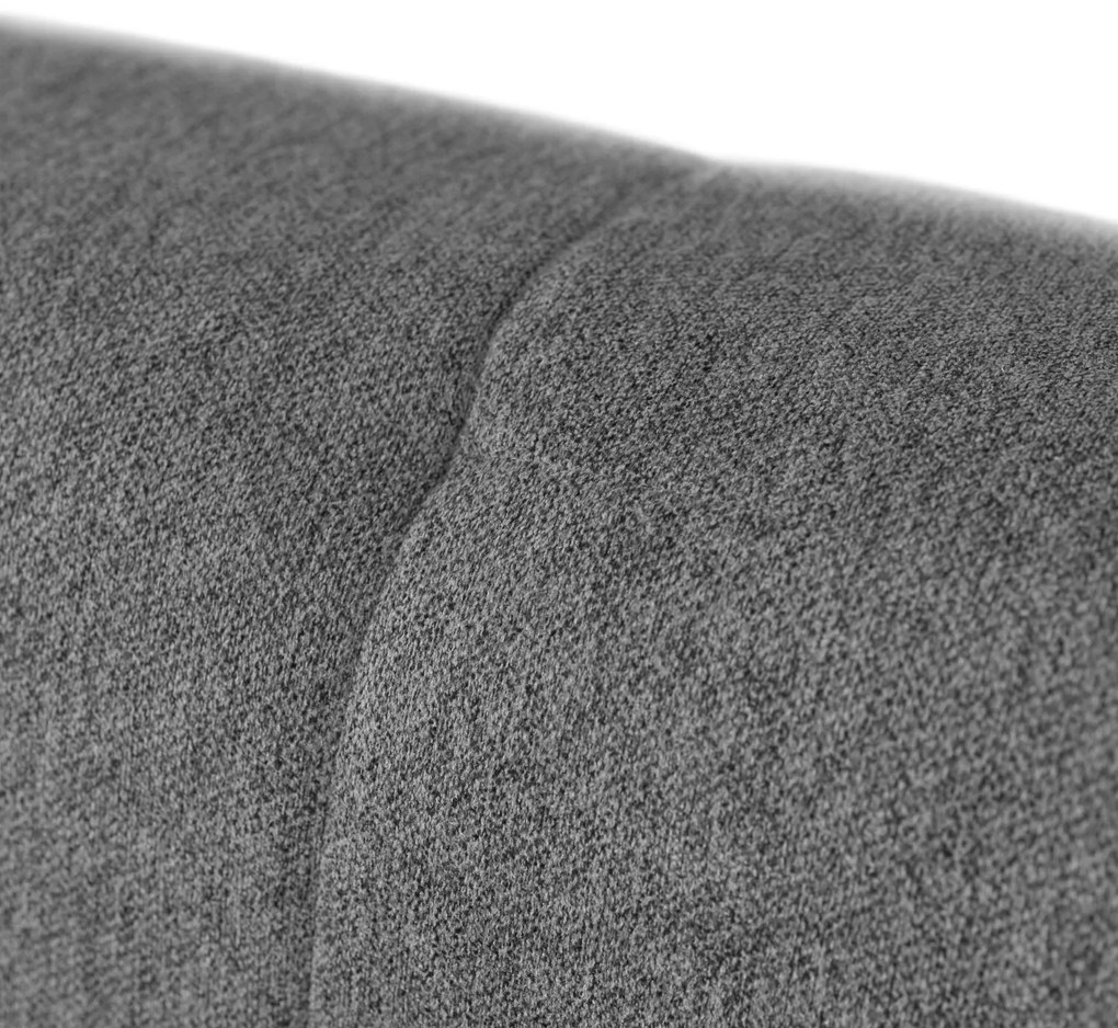 Sofa z Funkcją Spania ARIA Wersalka Rozkładana Dwuosobowa Szara Nowoczesna do Salonu