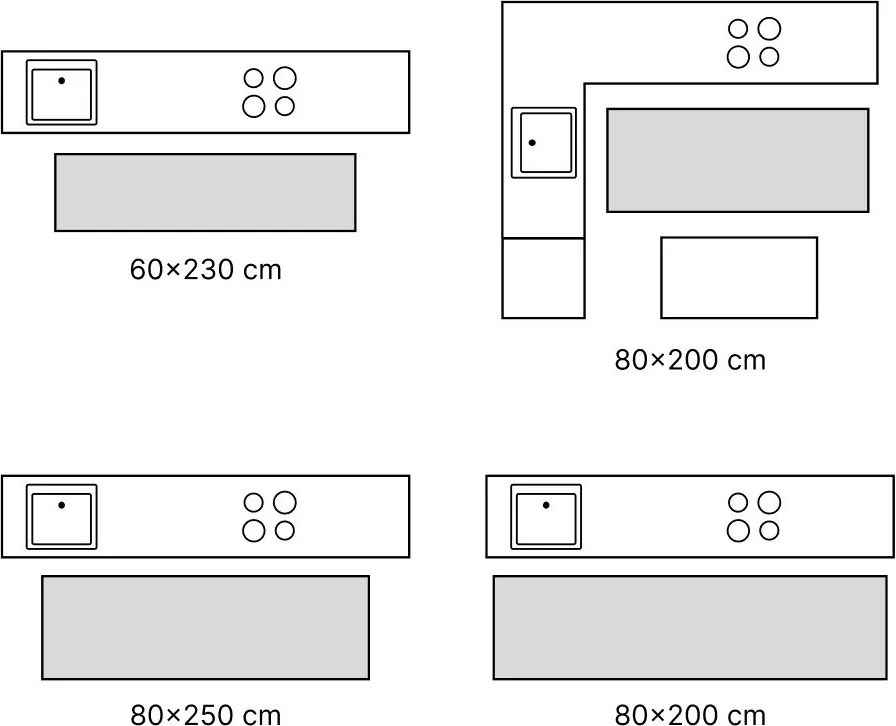 Szaro-beżowy chodnik odpowiedni do prania 58x230 cm Lucia – Flair Rugs