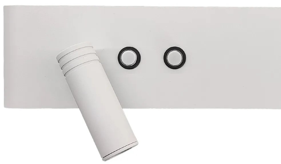 Kinkiet, lampka nocna Resort left 10W + 3W LED 4000K Biały