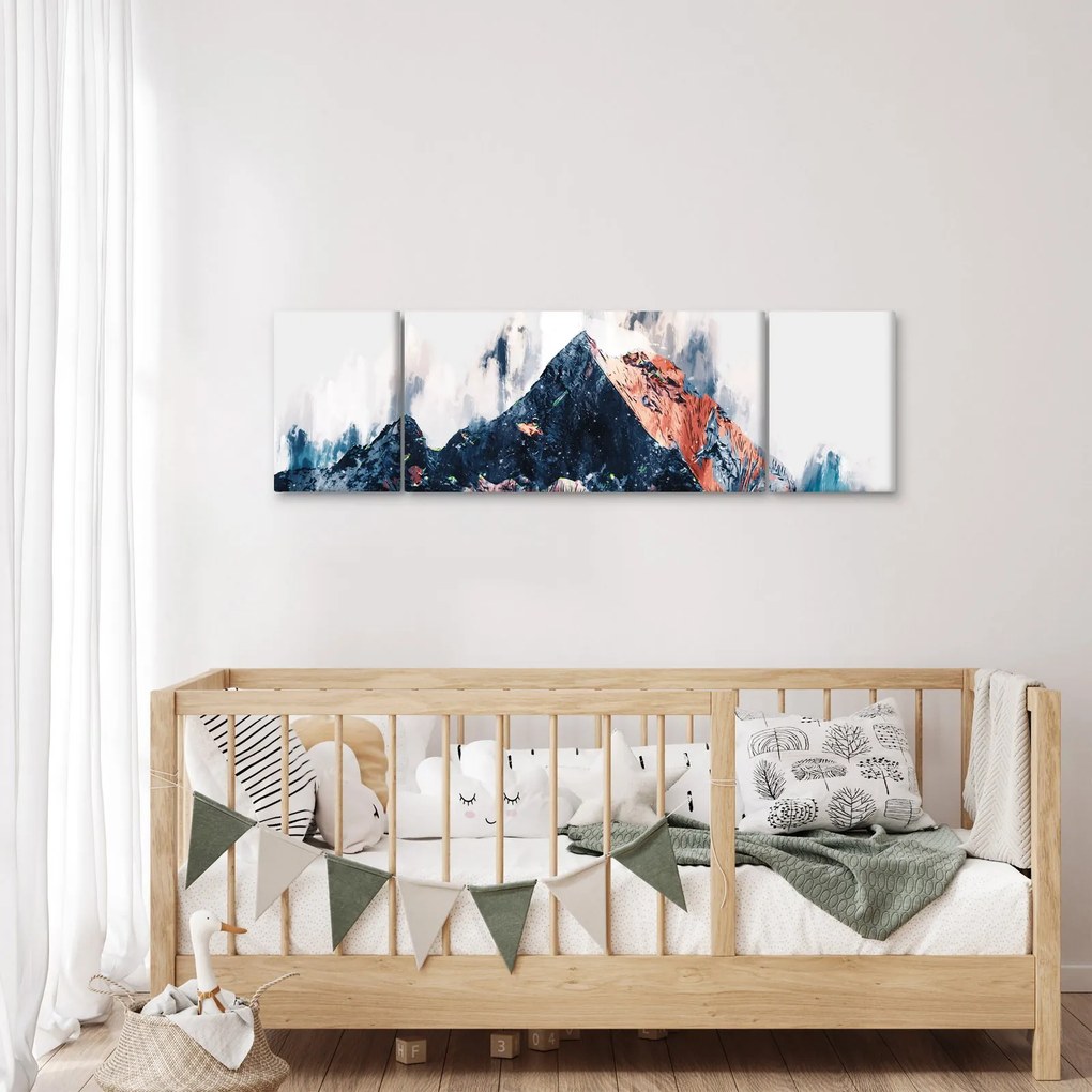 Obraz - Abstrakcyjna góra (170x50 cm)