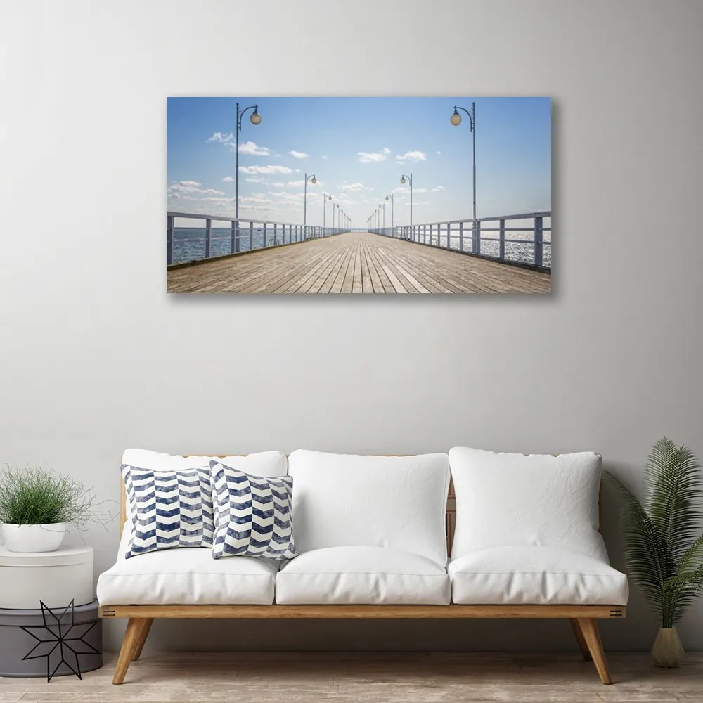 Obraz canvas Molo prowadzące w Nieznane