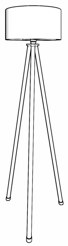 Lampa podłogowa KS-11104 kremowy brąz