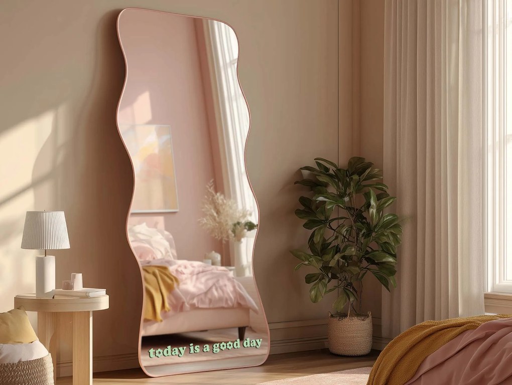 Naklejka na lustro S1 – Today is a good day 34x3