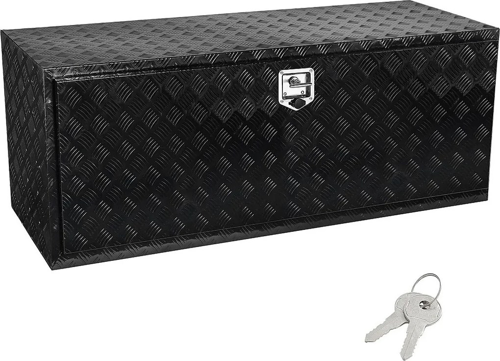Skrzynka Narzędziowa SucceBuy Aluminiowa Skrzynka Narzędziowa 152.4 x 60.96 x 60.96 cm do Podwozia Ciężarówki