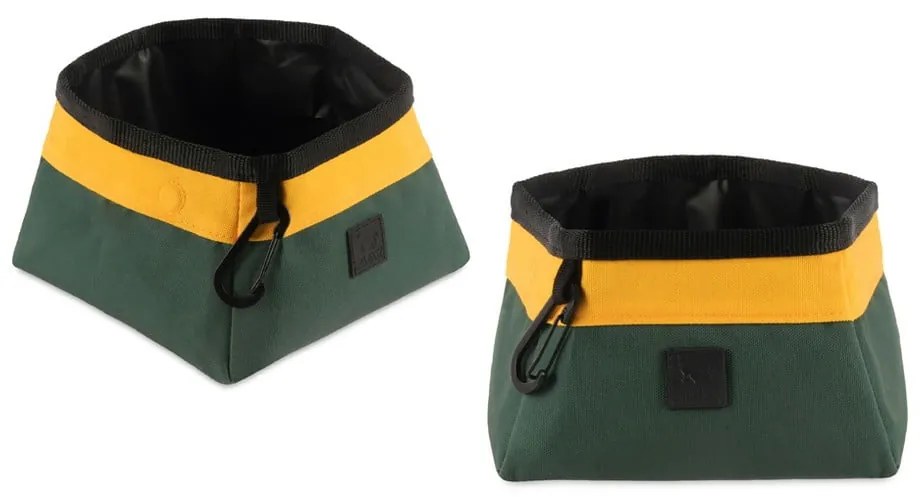 Tekstylna składana miska podróżna ø 18 cm Moss – P.L.A.Y.