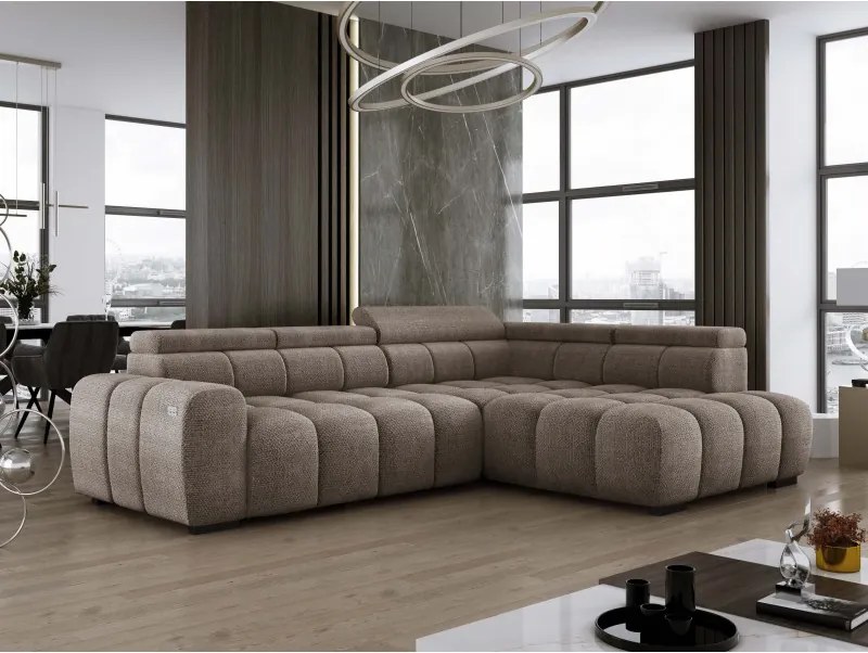 Narożnik BULL L Prawostronny z Elektryczną Regulacją EDEN 04 WERSAL